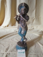 KRISHNA  con flauto Murali - L' ALLORO di Mariani Laura