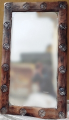 Specchio cornice spirali - L' ALLORO di Mariani Laura